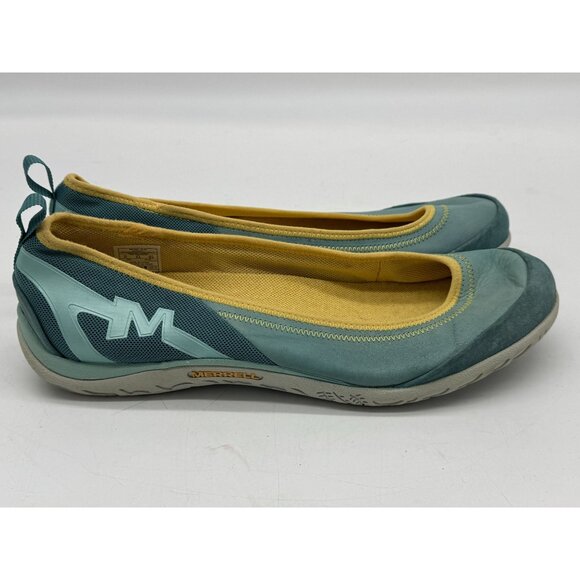 Merrell Womens Britney Blue Performance Flats Mary Jane Shoes Size 11 Casual - Picture 7 of 12